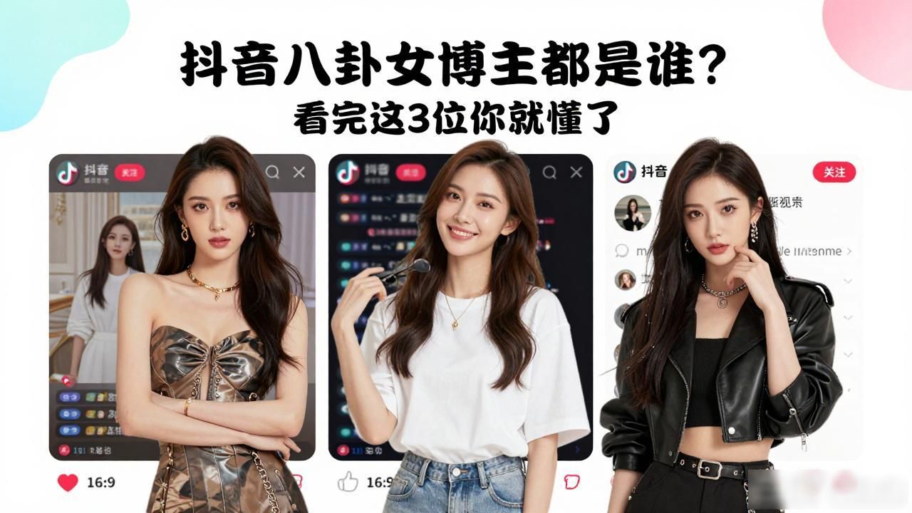 抖音八卦主播排名_抖音出现很多讲八卦的博主_抖音网红八卦女博主是谁-